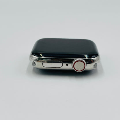 Apple Watch Series 6 GPS + Cellular ステンレススチール 40mm M06U3J/A SIMフリー版 バッテリー最大容量82% 【C4640-C】