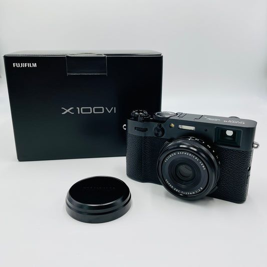 新品同様 美品 富士フィルム FUJIFILM X100VIブラック ショット数1,494枚　【C4668-80】