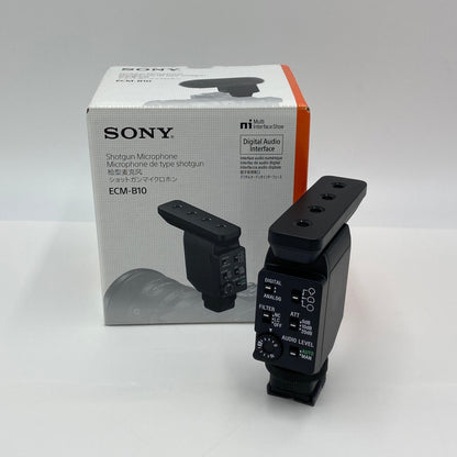 美品 SONY ECM-B10 ショットガンマイクロホン 付属品完備【C5205-60】