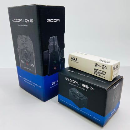 ZOOM Q2n-4k 付属品完備、BCQ-2n・MA2付属	【C3960-80】