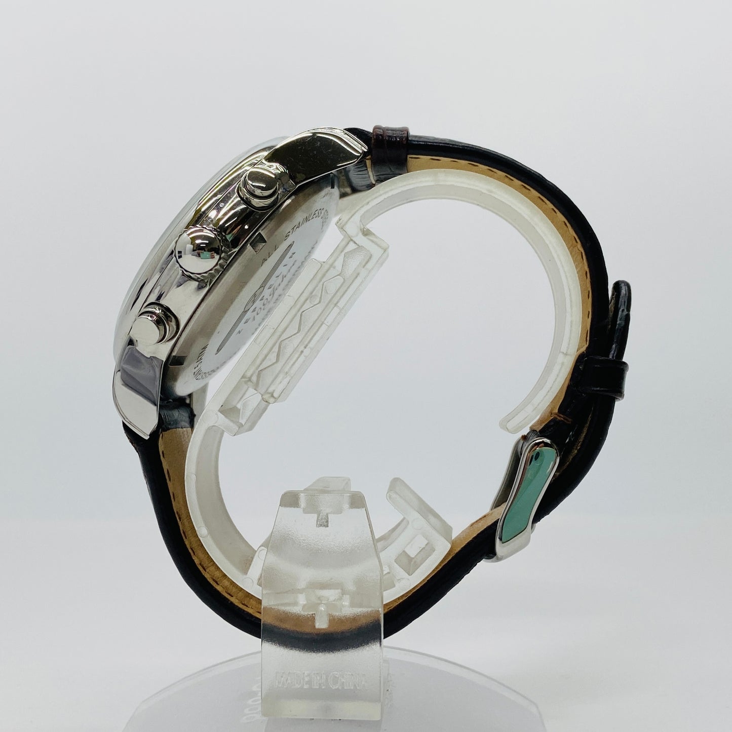 美品 ZEPPELIN (ツェッペリン) 腕時計 ツェッペリン100周年記念モデル アイボリー×ブラウン 7680-1【C4254-60】