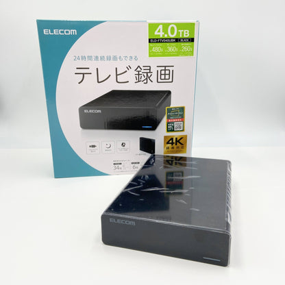 ELD-FTV040UBK TV向け外付けハードディスク エレコム【C6054-80】