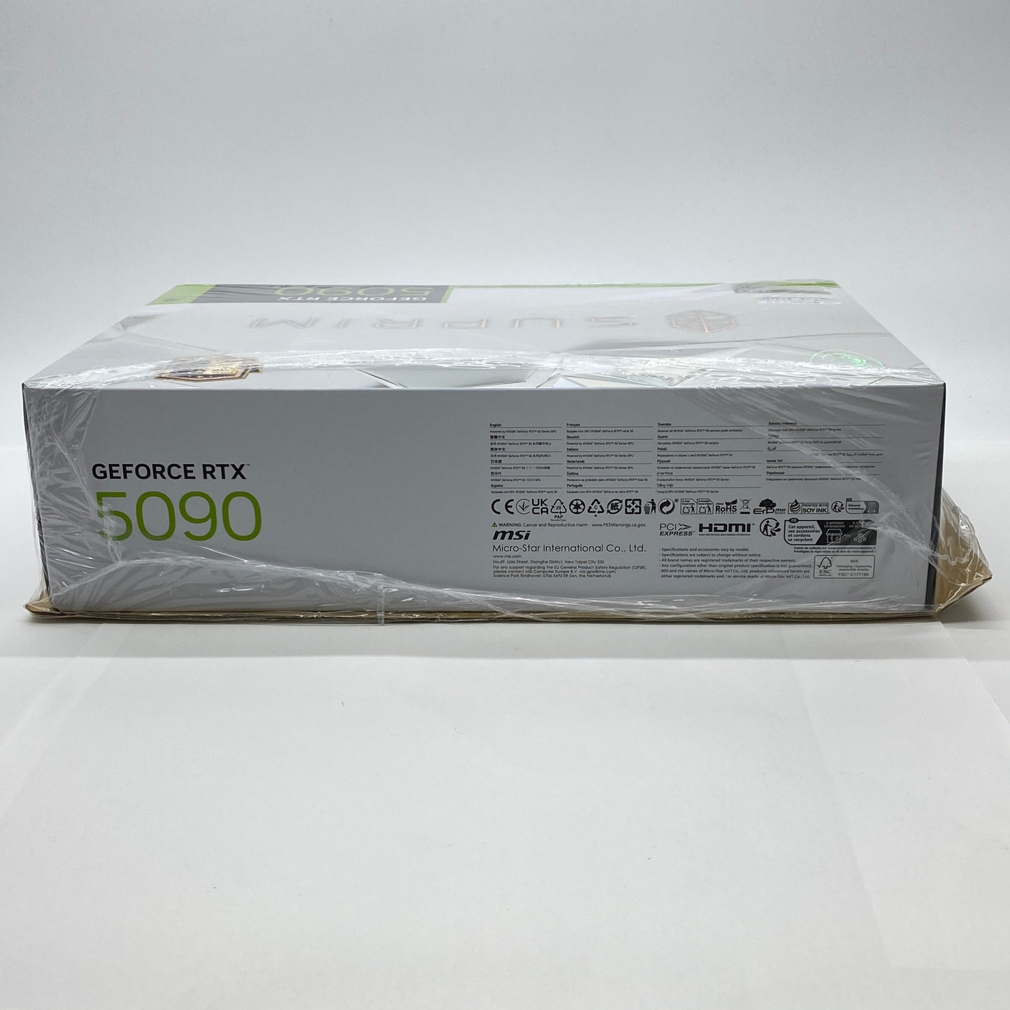 未開封 MSI GeForce RTX 5090 32G SUPRIM SOC (GeForce RTX 5090 32GB)	【C5201】
