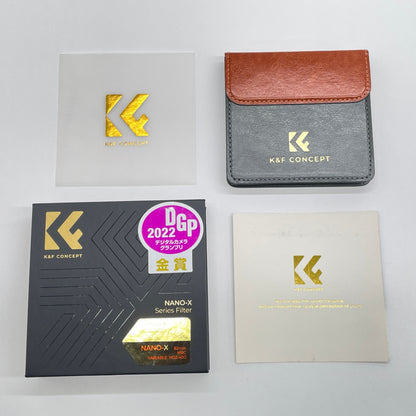 K&F CONCEPT KF-NNDX82 ND2-400 バリアブルNDフィルター 82mm【C6306-C】
