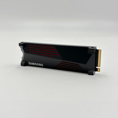 美品 Samsung M.2 SSD 990 PRO 2TBヒートシンク付き MZ-V9P2T0G-IT【C9148-C】