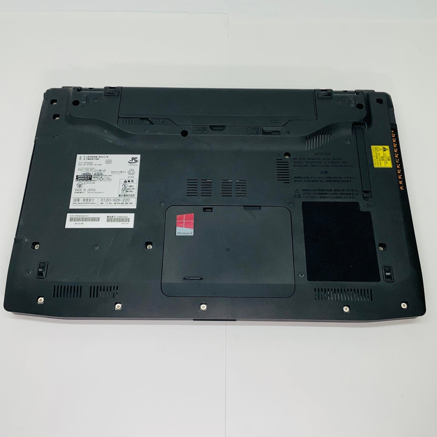 LIFEBOOK AH77/K FMVA77KR i7 3632QM 8GB HDD1TB Windows 10Home 【C4066-80】