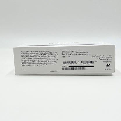 美品 Apple Magic Mouse White USB-C MXK53ZA/A A3204 最新モデル【C7844-60】