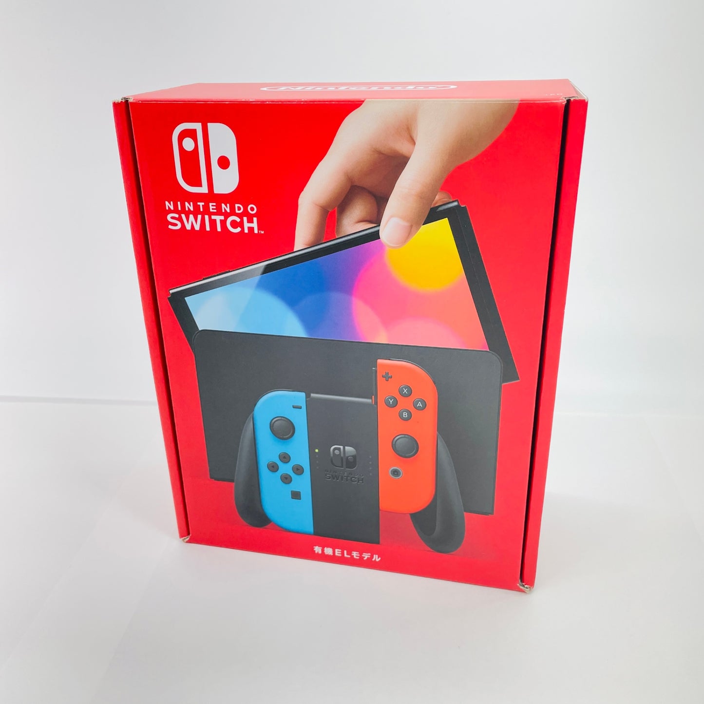 美品 任天堂 Nintendo Switch ニンテンドー スイッチ 本体 ネオンカラー HEG-S-KABAA 有機ELモデル 付属品完備【C4646-80】