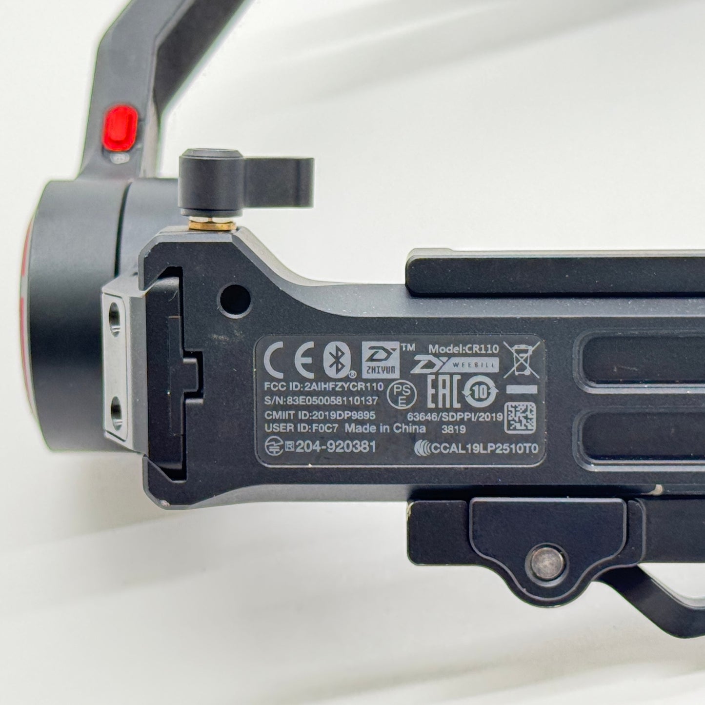 Zhiyun WEEBILL-S CR110 スタビライザー【C7582-100】