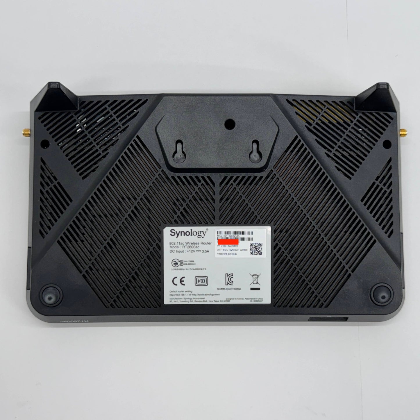 Synology RT2600ac 無線LANルーター 【C7405-80】