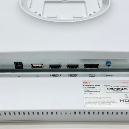 美品 Pixio PX278 WAVEW WHITE ピクシオ 27インチ 液晶 モニター 【C3903-140】