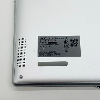 美品 NEC Lavie N13 Slim PC-N1355JAS AMD Ryzen 5 7535HS 16GB SSD 256GB ライトシルバー バッテリー最大容量100% 【C7894-100】