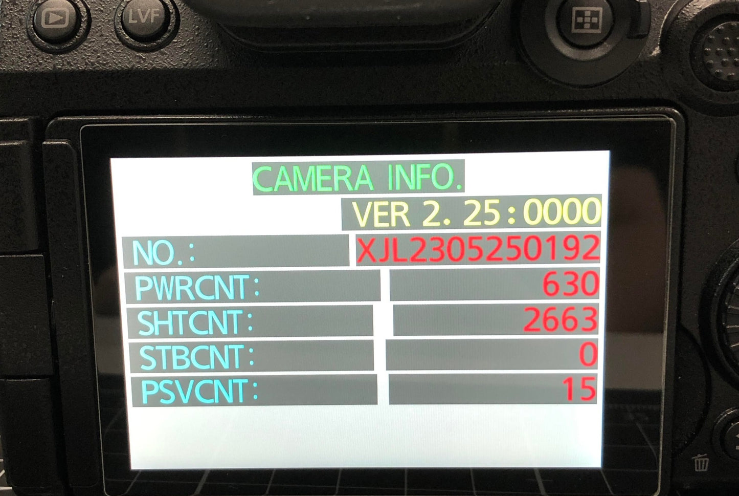 美品 Panasonic LUMIX S5 II X DC-S5M2X  シャッター回数 2,663枚【C4321-60】