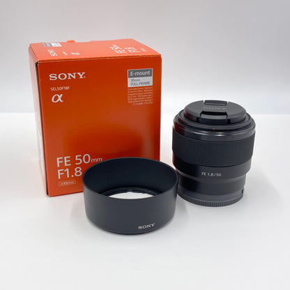 美品 ソニー SONY FE 50mm F1.8 SEL50F18F 【C5069-60】