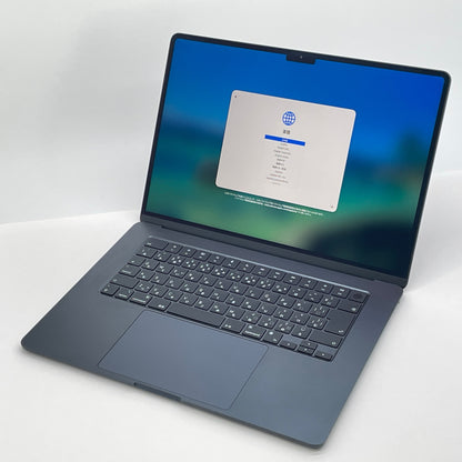MacBook Air 15インチ M2 16GB 512GB ミッドナイト  バッテリー最大容量98%【C7278-100】