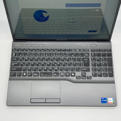 美品 FUJITSU LIFEBOOK AH51/J3 i7-1255U 16GB SSD 512GB 16インチ WUXGA Windows11Home バッテリー最大容量91% 【C6952-80】