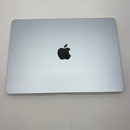 新品同様 美品 MacBook Air 13インチ (Early 2025) Apple M4 10コア 24GB SSD 512GB スカイブルー MC6V4J/A 充放電回数8回 バッテリー最大容量100%【C7977-80】