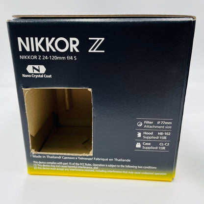 美品 新品同様 Nikon (ニコン) NIKKOR Z 24-120mm F4 S 【C4414-80】