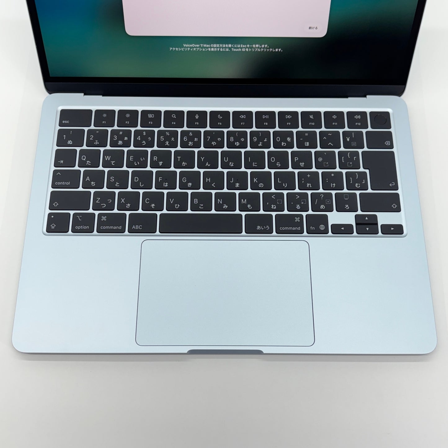 美品 Apple MacBook Air 13インチ MC6T4J/A 2025 M4 16GB SSD256GB 充放電回数5回 バッテリー最大容量100%【C6068-80】