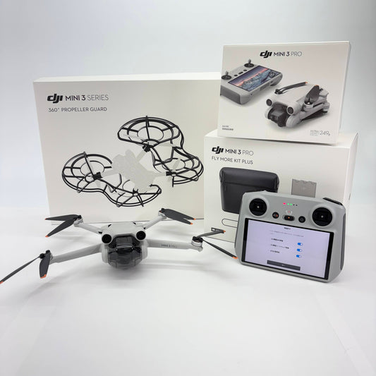 DJI Mini 3 Pro M16208&DJI MIni 3 Pro Fly More Kit Plus M16210 プロベラガード付き【C5268-120】