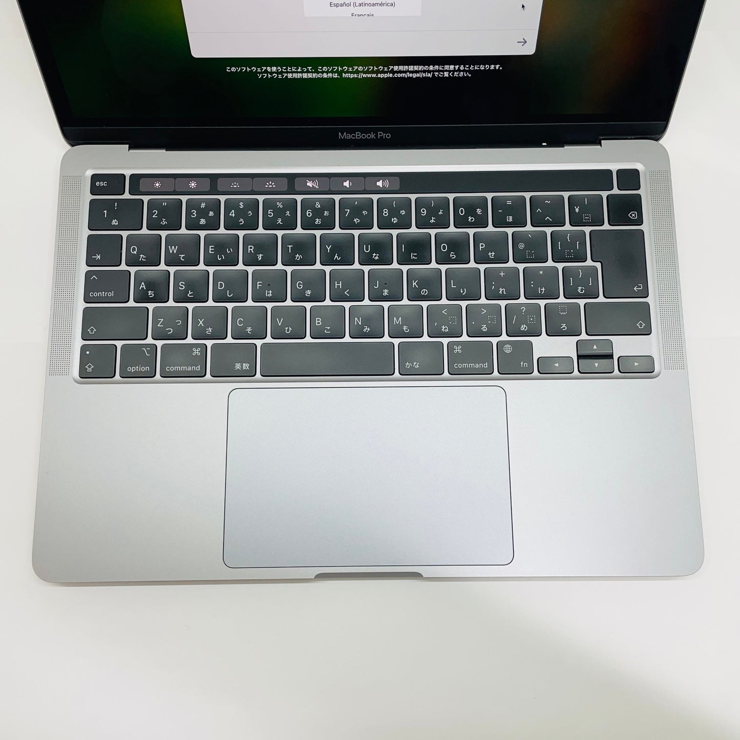 Apple MacBook Pro Touch Bar＋Touch ID 13インチ (Late 2020) M1 8コア/16GB/SSD 1TB スペースグレイ MJ123J/A C3928	80サイズ発送