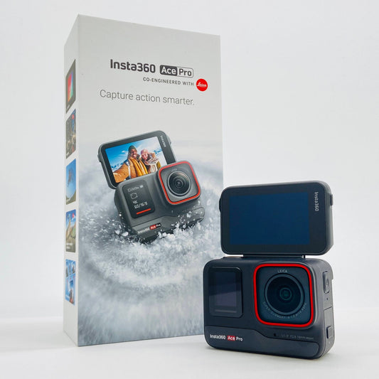 美品 Insta360 Ace Pro ブラック アクションカメラ 付属品多数あり バッテリー3つ付き【C6973-60】