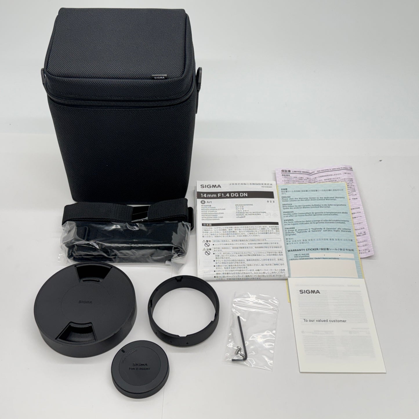 美品 SIGMA 14mm F 1.4 DG DN ソニーEマウント 【C6842-80】
