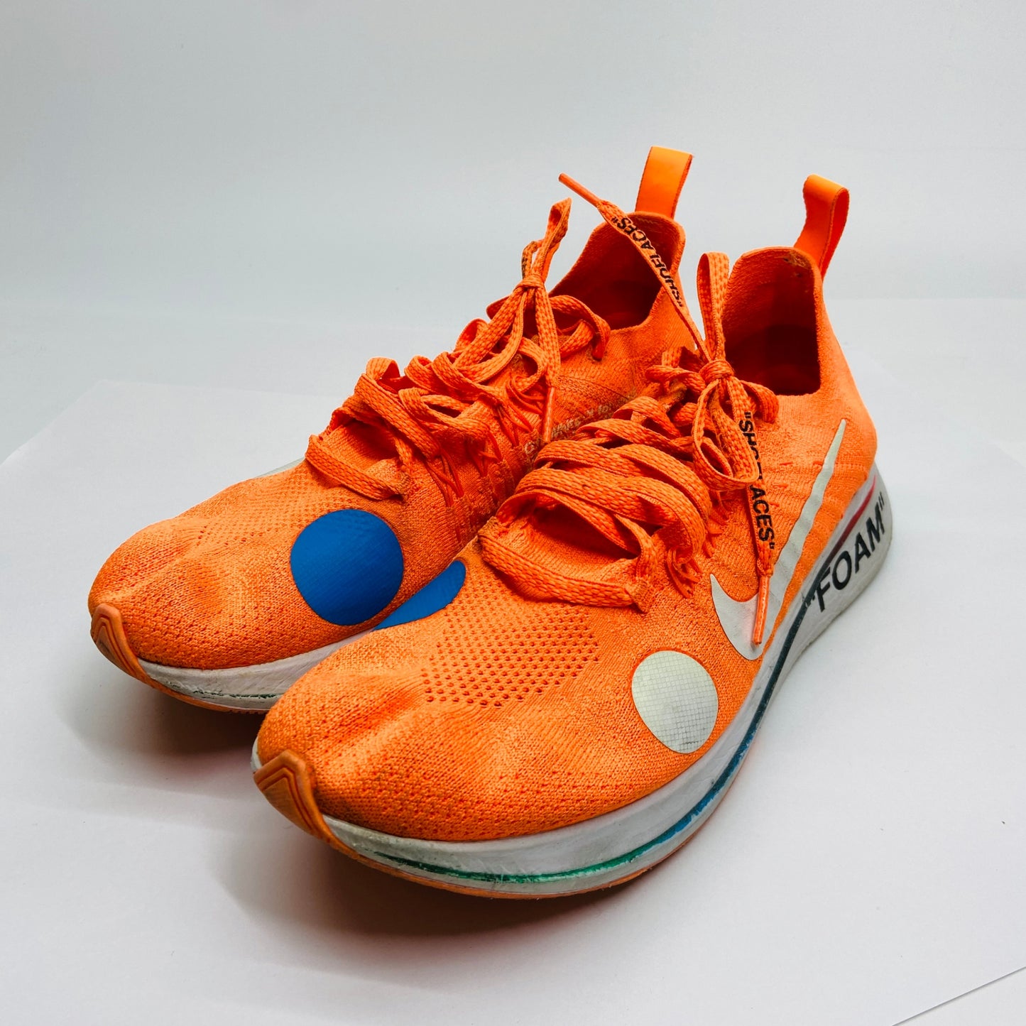 Off-White × Nike Zoom Fly Mercurial Flyknit "Total Orange/White/Volt"オフホワイト × ナイキ ズームフライ マーキュリアル フライニット "トータルオレンジ/ホワイト/ボルト"  C3615 80サイズ発送