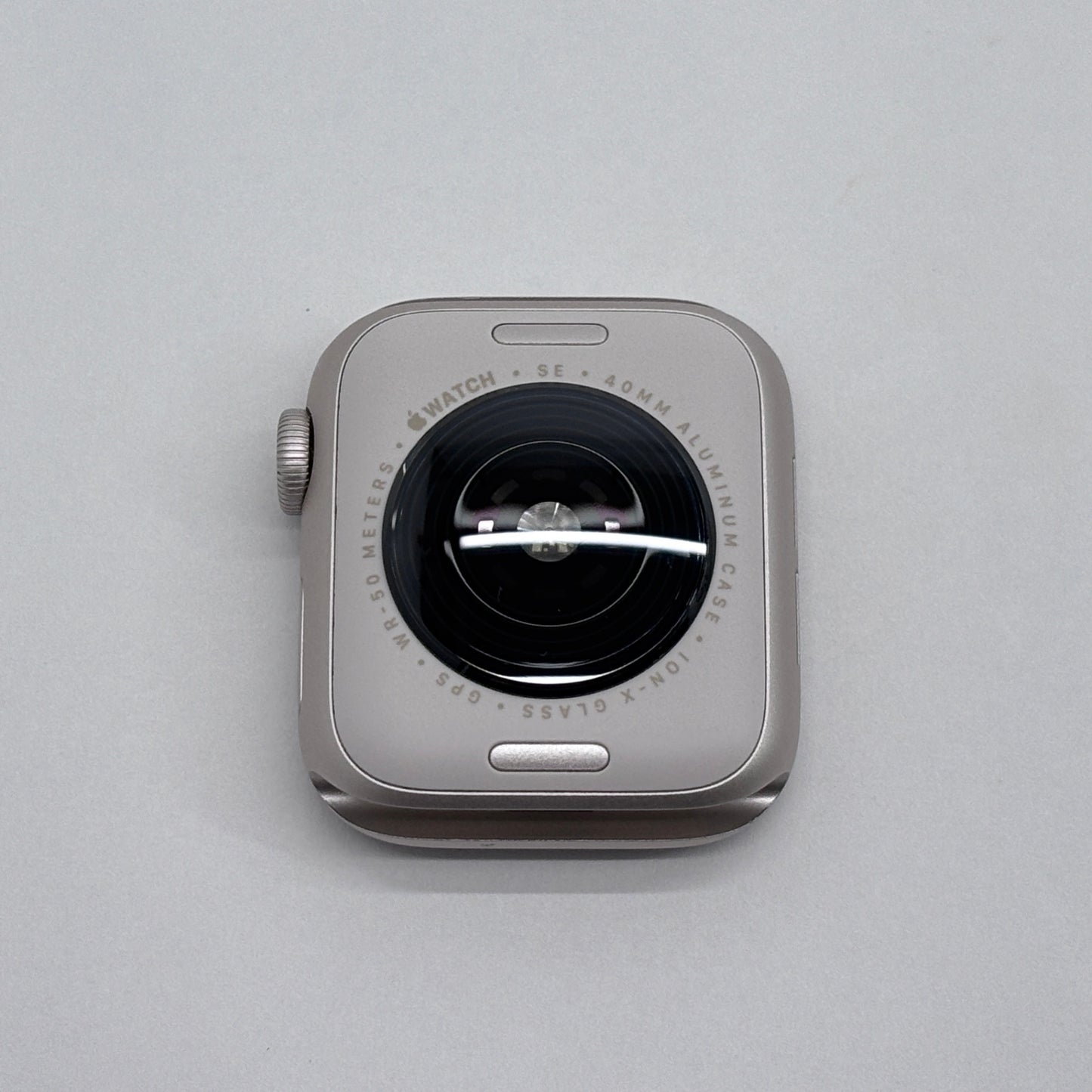 Apple Watch SE 第2世代 GPSモデル 40mm MXEF3J/A スターライトアルミ バッテリー最大容量98% 【C8213-C】
