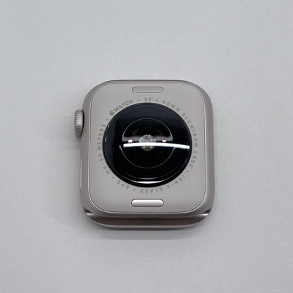 Apple Watch SE 第2世代 GPSモデル 40mm MXEF3J/A スターライトアルミ バッテリー最大容量98% 【C8213-C】