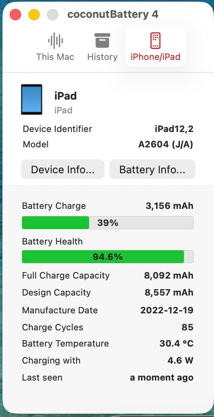 美品 Apple iPad（第9世代）Wi-Fi + Cellularモデル 64GB MK493J/A シルバー バッテリー最大容量94% 【C9088-60】