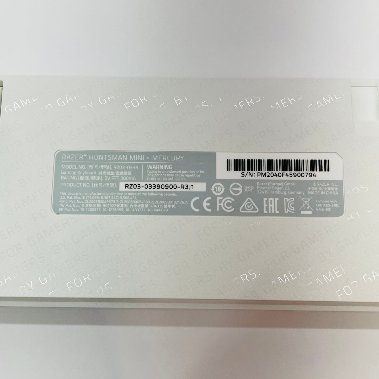 RAZER キーボード HUNTSMAN MINI RZ03-0339【C4621-80】