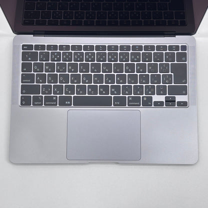 美品 MacBook Air 13インチ M1 2020 8コアCPU 7コアGPU 8GB 256GB MGN63J/A スペースグレイ バッテリー最大容量97%【C8222-80】