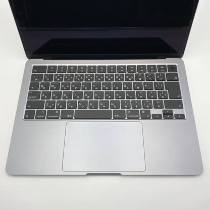 美品 Apple MacBook Air Liquid Retina 13.6インチ (Mid 2022) Apple M2 8コア/8GB/SSD 256GB スペースグレイ MLXW3J/A 充放電回数5回 バッテリー最大容量100%【C5240-80】
