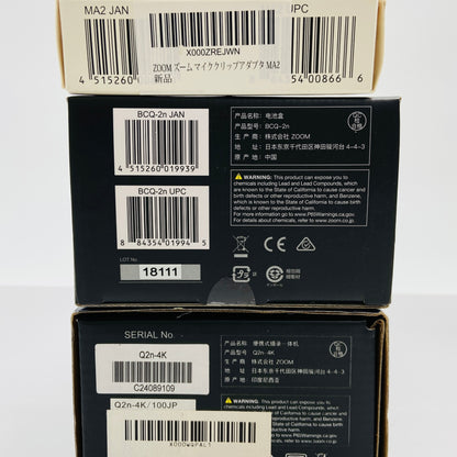 ZOOM Q2n-4k 付属品完備、BCQ-2n・MA2付属	【C3960-80】