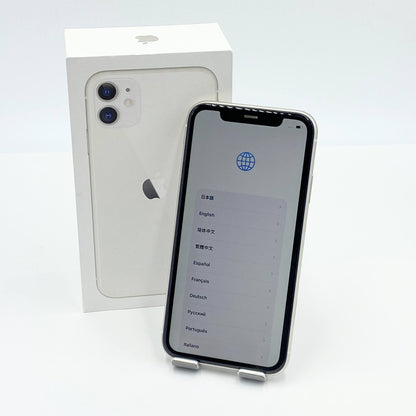 iPhone11 64GB ホワイト NWLU2J/A SIMフリー バッテリー最大容量86%【C5502-60】
