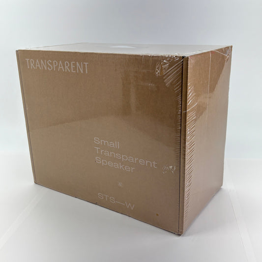 新品未開封 TRANSPARENT SPEAKER SMALL ホワイト TPS-02【C5435-120】