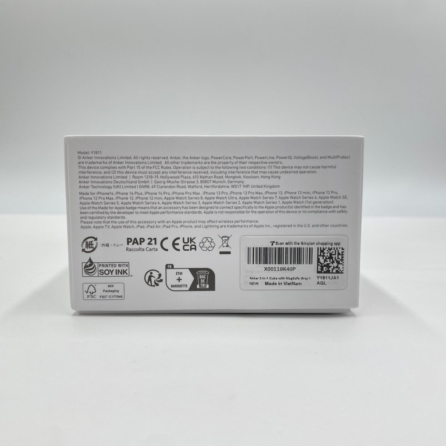 Anker 3-in-1 Cube with MagSafe Y1811 【C5997-60】