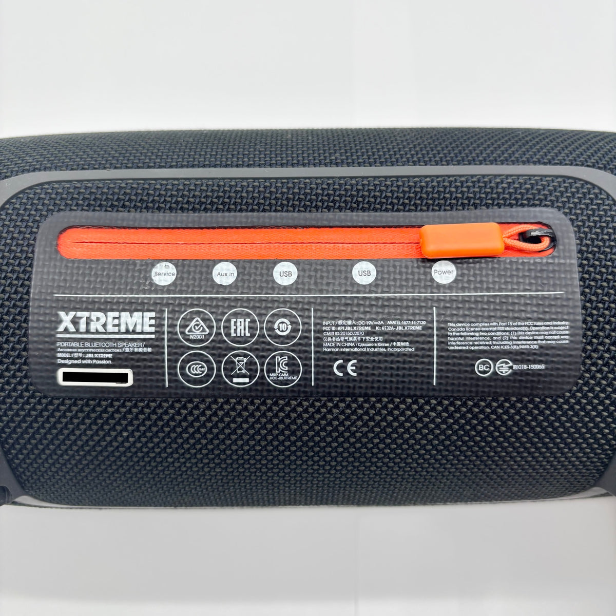 JBL XTREME Bluetooth ポータブル ワイヤレススピーカー ブラック【C9518-80】