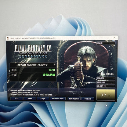 自作ゲーミングPC i5 12400F 16GB SSD 1TB SSD 256GB HDD 1TB  RTX 3060 Windows11 Home 【C5165-140】