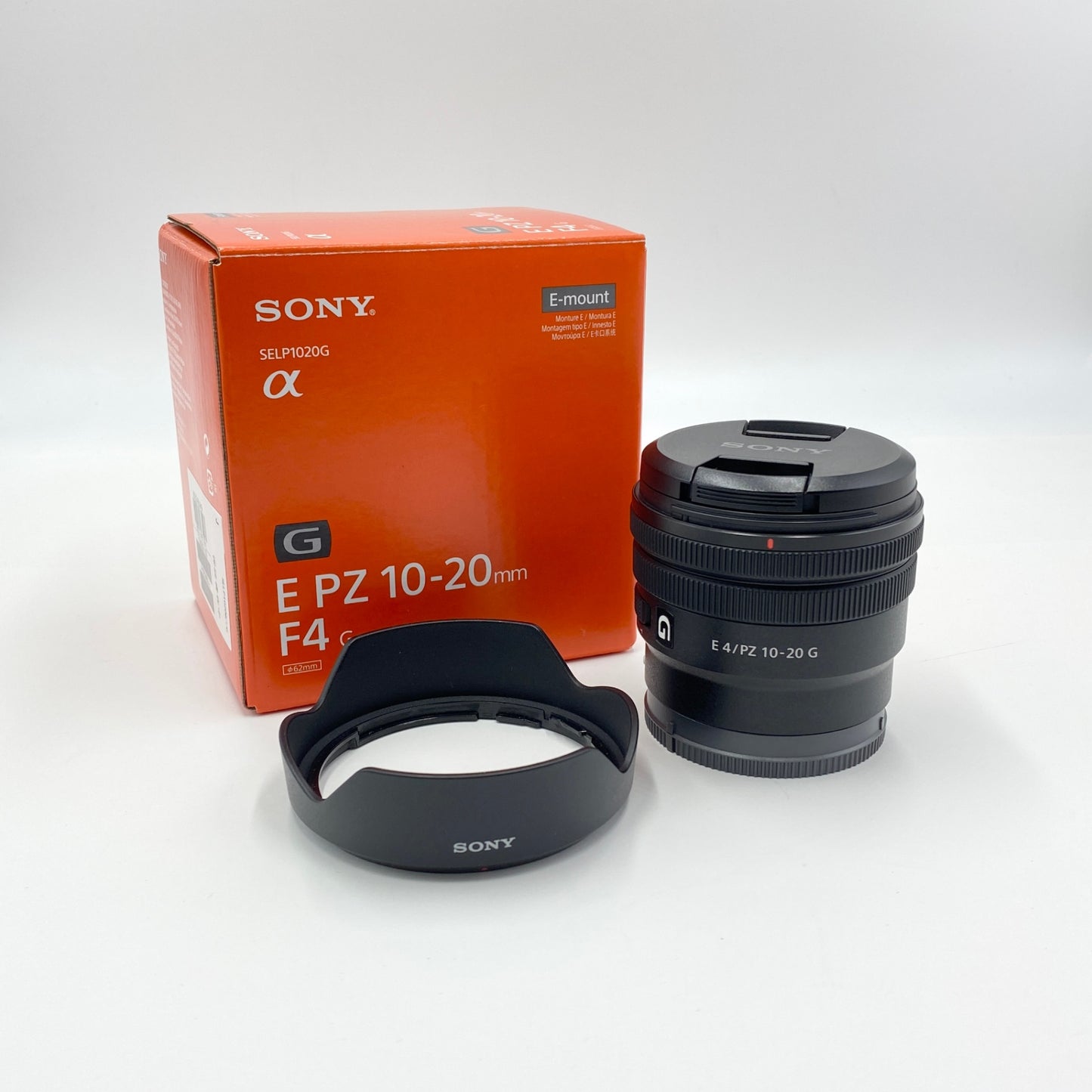 美品 ソニー SONY E PZ 10-20mm F4 G SELP1020G【C5262-60】