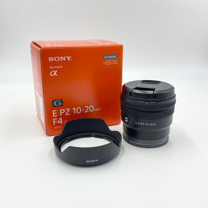 美品 ソニー SONY E PZ 10-20mm F4 G SELP1020G【C5262-60】