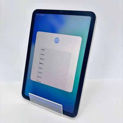 美品 iPad mini 第6世代 MK8C3J/A 64GB Cellular スターライト バッテリー最大容量90%【C8289-C】
