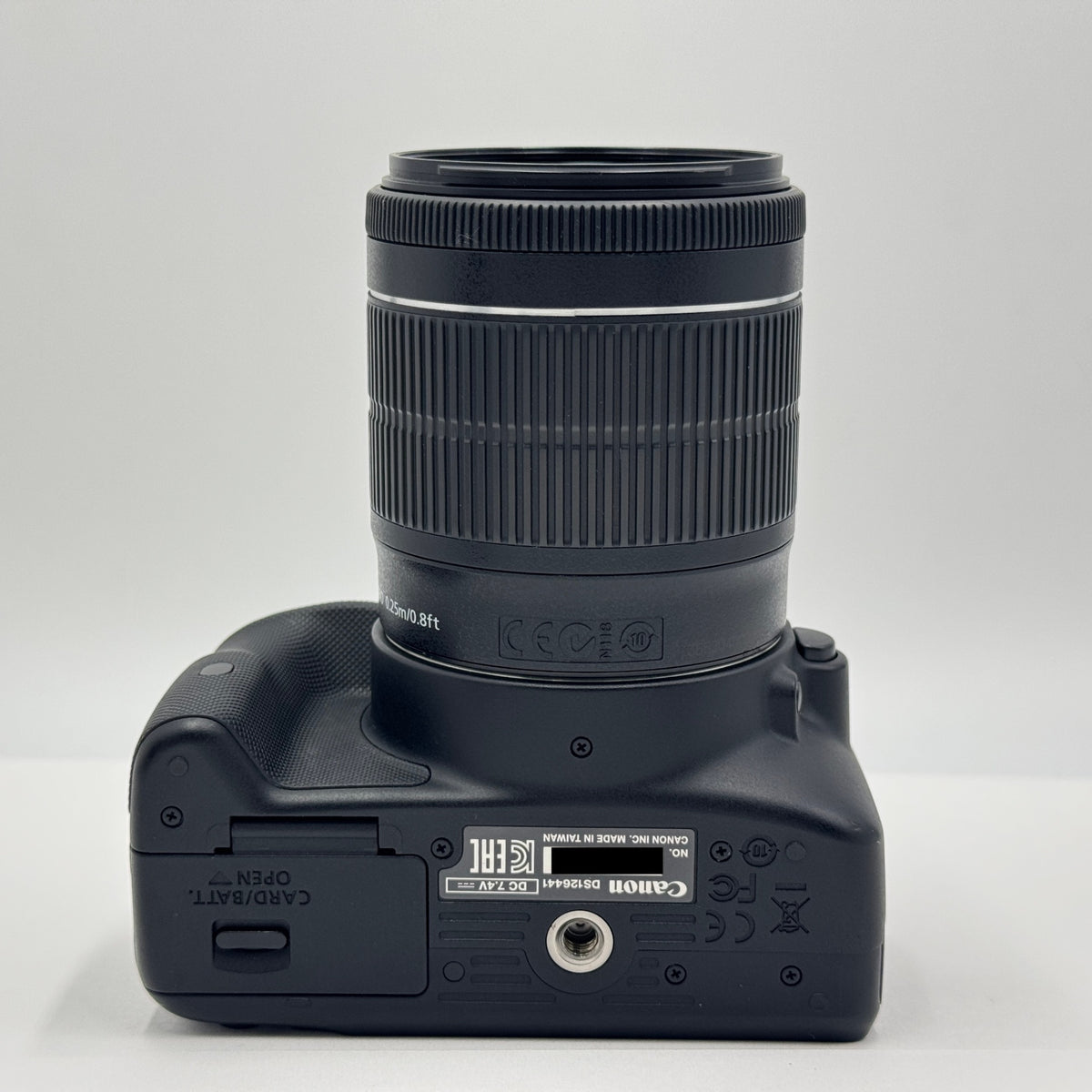 美品 Canon EOS Kiss X7 ダブルズームキット 18-55mm 55-250mm【C9586-80】
