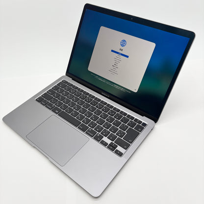 美品 Apple MacBookAir 2020 M1 16GB 256GB スペースグレイ バッテリー最大容量86% 【C8321-80】