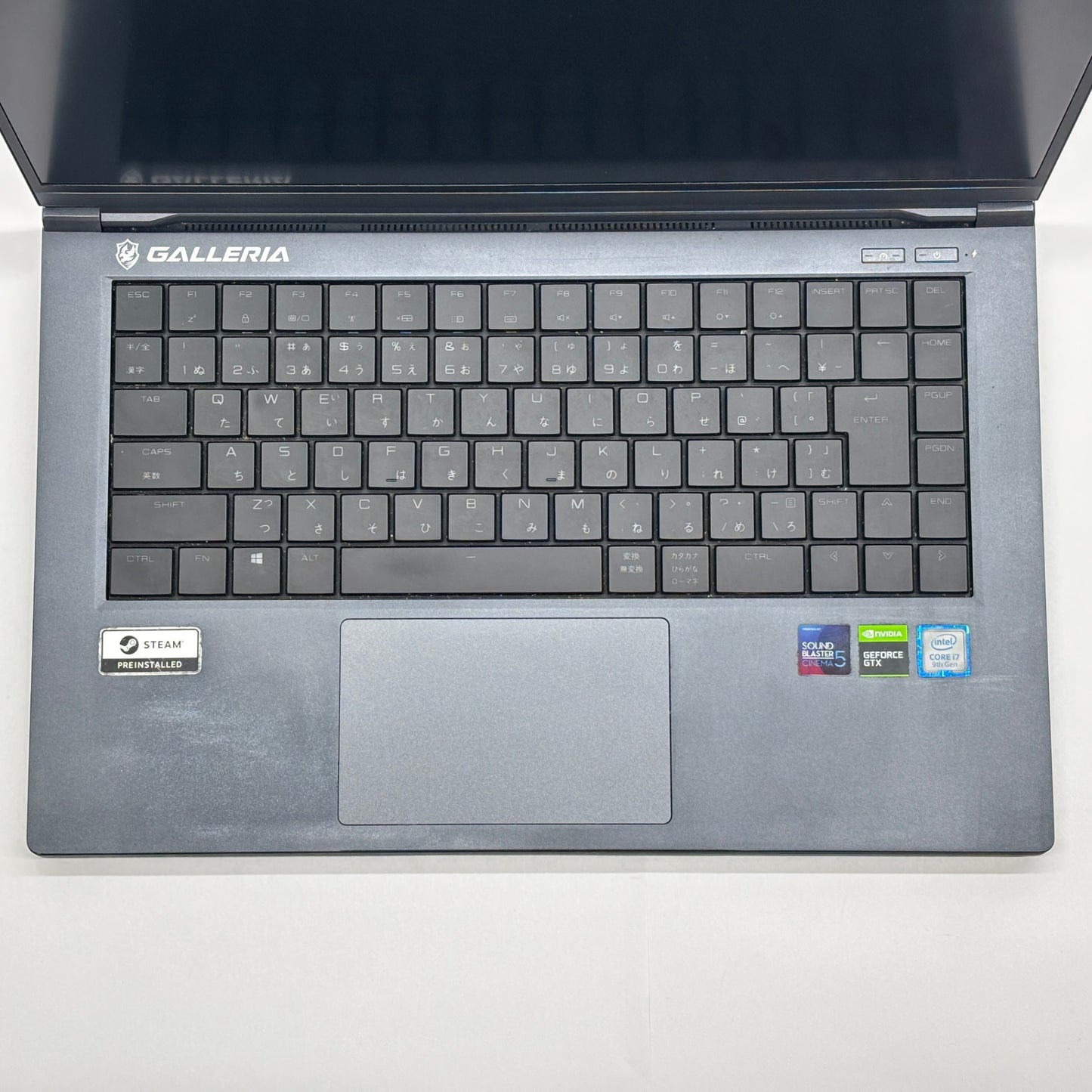 GALLERIA GCR1660TGF-QCG i7 9750H 16GB SSD 512GB Windows11Home バッテリー最大容量100%【C8581-80】
