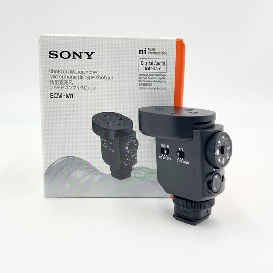 美品 SONY ECM-M1 ショットガンマイク【C6657-60】