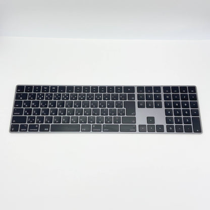 美品 Apple Magic Keyboard テンキー付き (JIS) A1843 スペースグレー【C6095-80】