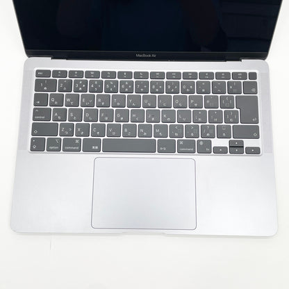 MacBook Air Retina 13インチ (Late 2020) Apple M1 8コア/8GB/SSD 256GB スペースグレイ MGN63J/A  バッテリー最大容量93% 【C8228-80】