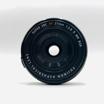 富士フイルム フジノンレンズ XF27mmF2.8 R WR 元箱付属品完備＋別売り純正フィルター付き	【C4136-60】